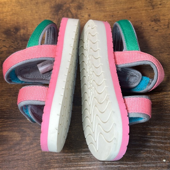 Cat & Jack Toddler Blair Footbed Sandals Pink Size 8 - Picture 10 of 12